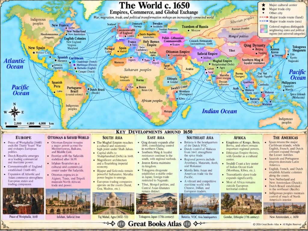 World around 1650 CE