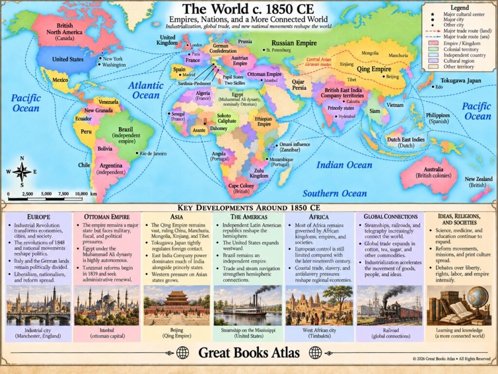 World around 1850