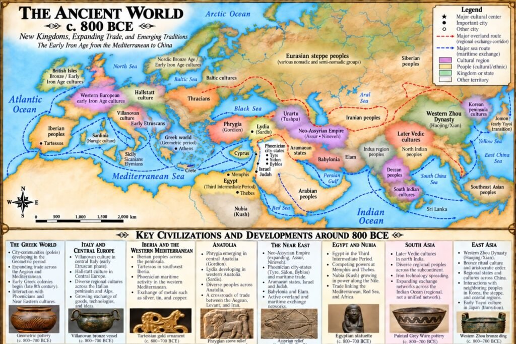 Homeric World around 800 BCE