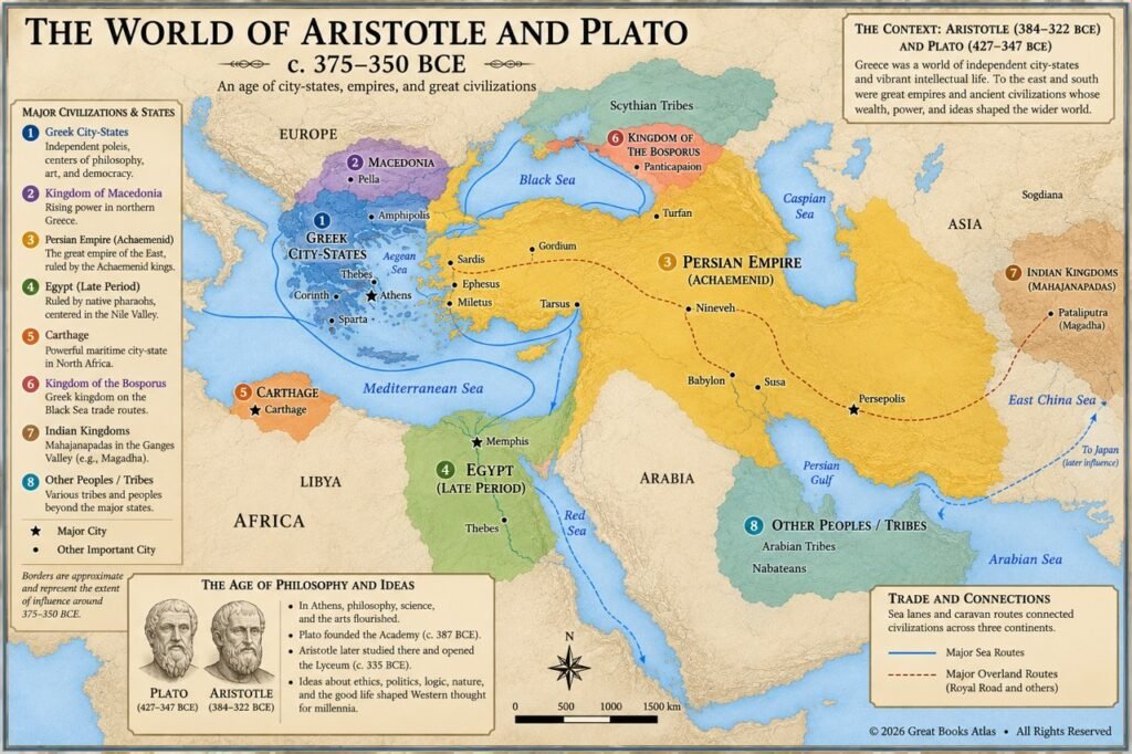 World of Plato 350 around BCE