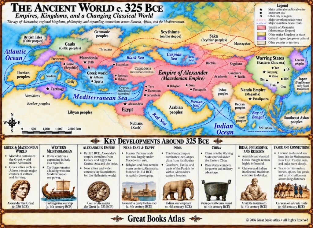 World around 325 BCE