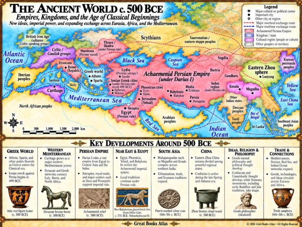 World around 500 BCE
