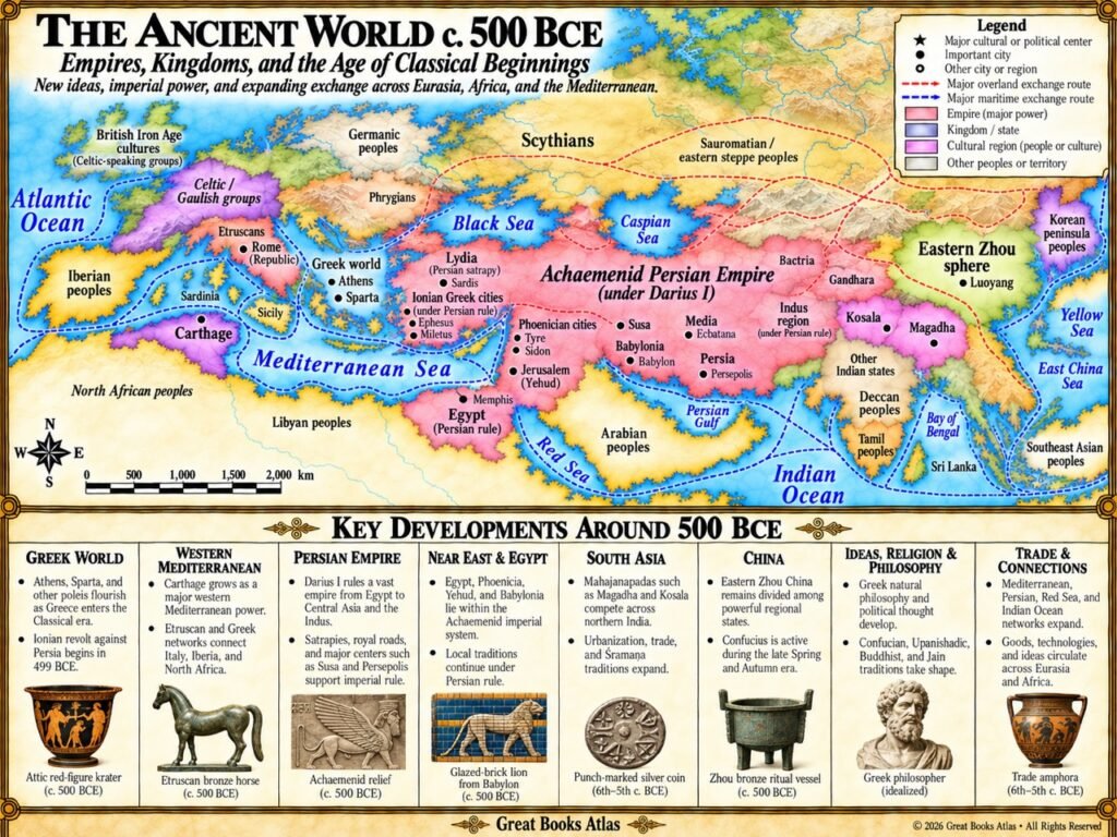 World around 500 BCE