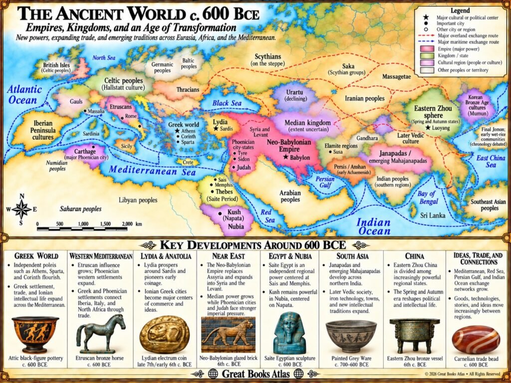 World around 600 BCE