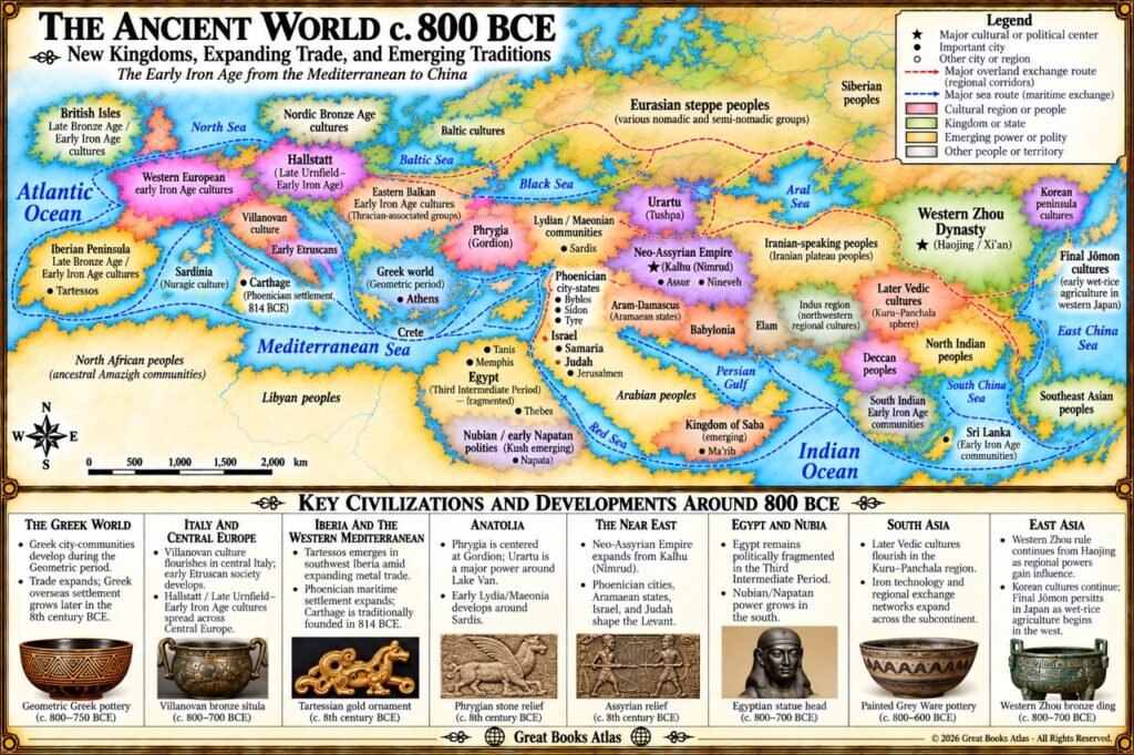 world around 800 BCE